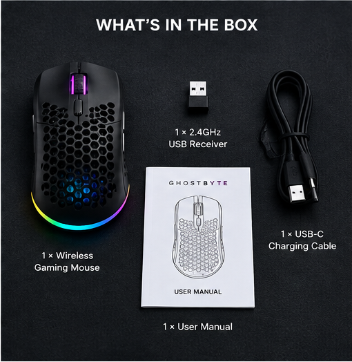 RGB Wireless Gaming Mouse | Rechargeable