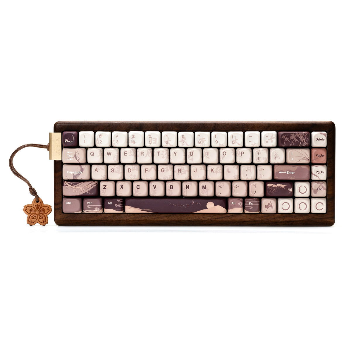 XVX MU68 – Sakura Walnut Wireless Mechanical Keyboard