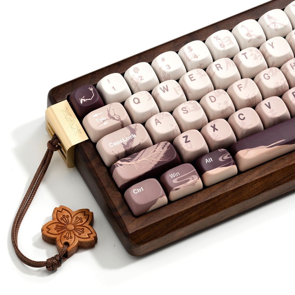 XVX MU68 – Sakura Walnut Wireless Mechanical Keyboard
