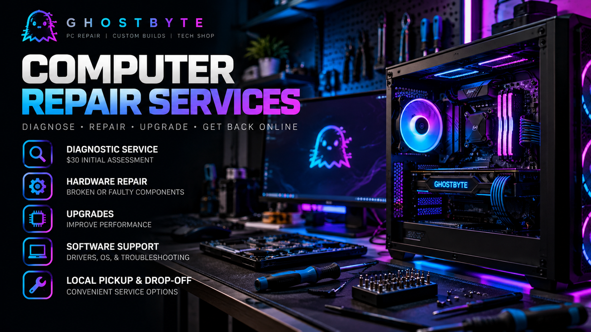 Computer Repair Services – GhostByte Technology