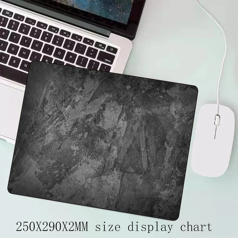Gray Marble Extended Gaming Mouse Pad