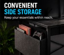 L-Shaped Gaming & Computer Desk with Storage | Modern Corner Office Desk