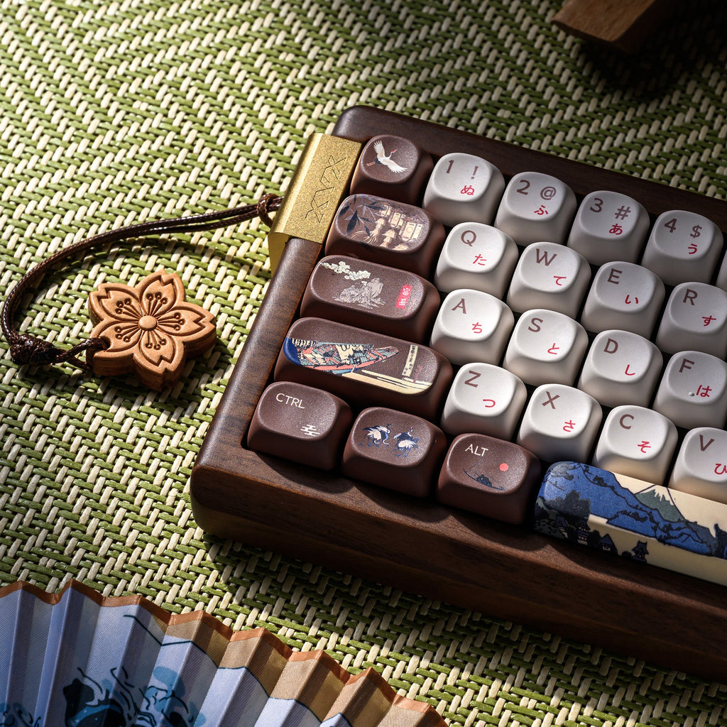 XVX MU68 – Sakura Walnut Wireless Mechanical Keyboard