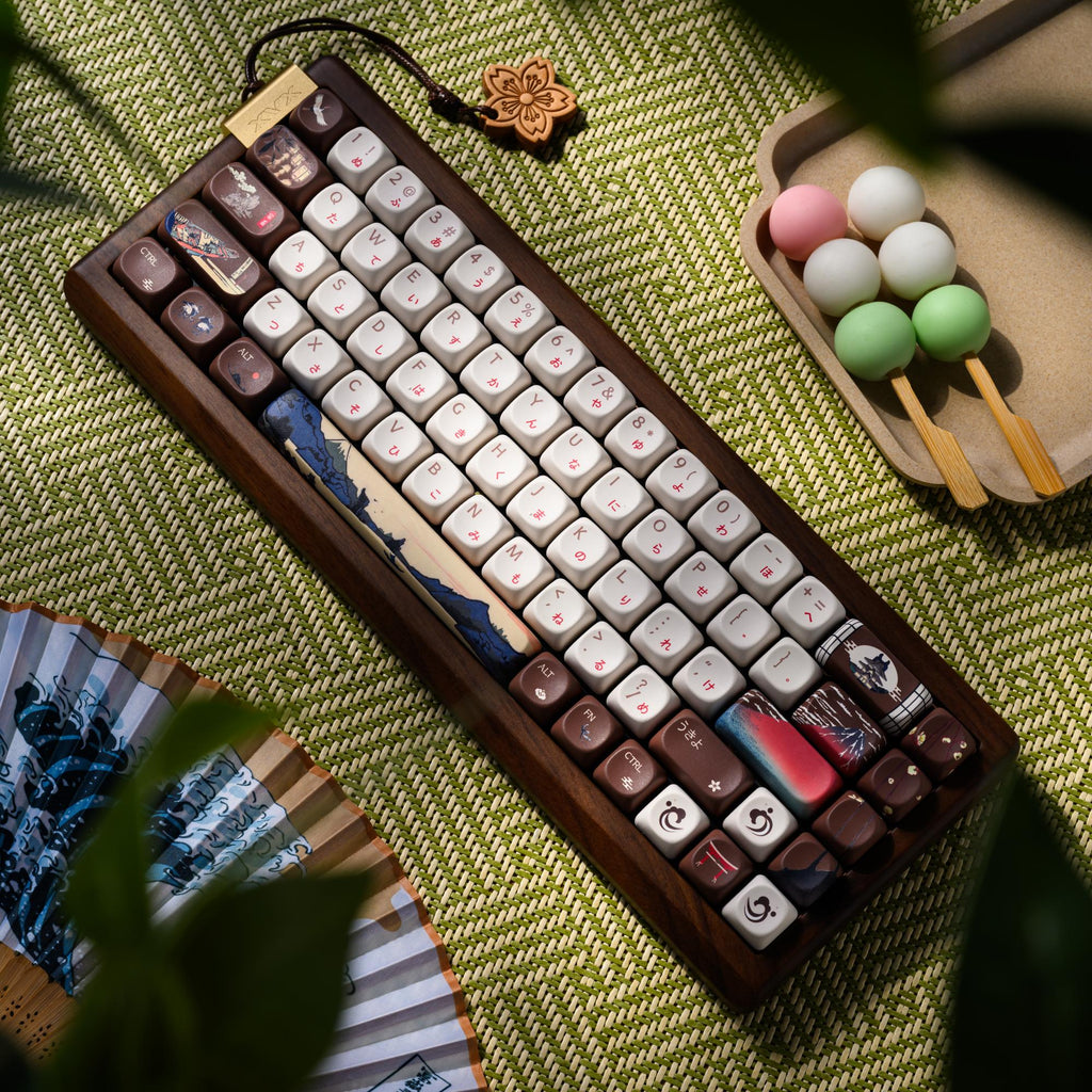 XVX MU68 – Sakura Walnut Wireless Mechanical Keyboard