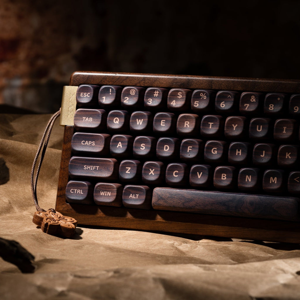 XVX MU68 – Sakura Walnut Wireless Mechanical Keyboard